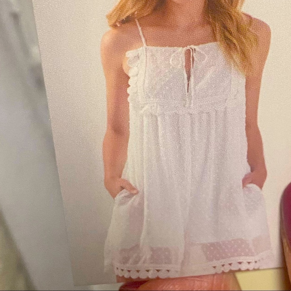 NWT Women’s White Swiss dot size S - Picture 6 of 13
